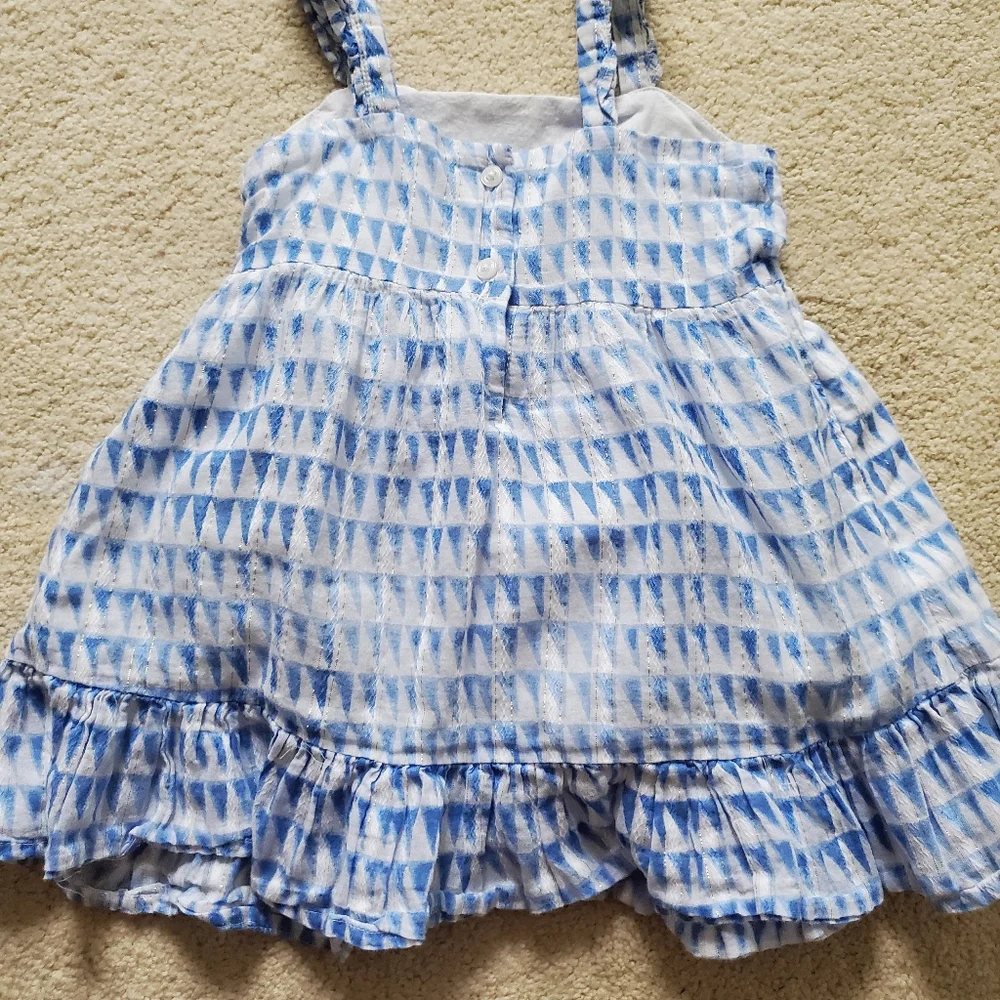 Janie and Jack x Rachel Zoe Toddler Girls' Geo Ruffle Dress sz2T
